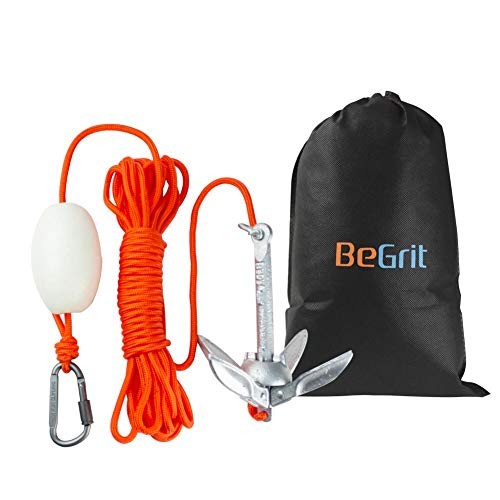 Kayak folding grapnel anchor - folding,